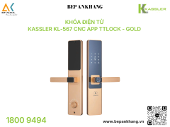 Khóa điện tử Kassler KL-567 CNC App TTlock - Gold 
